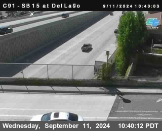 SB 15 at Del Lago bridge