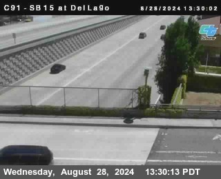 SB 15 at Del Lago bridge