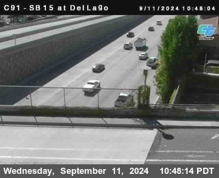 SB 15 at Del Lago bridge