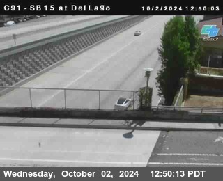 SB 15 at Del Lago bridge