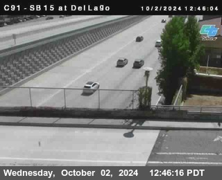 SB 15 at Del Lago bridge