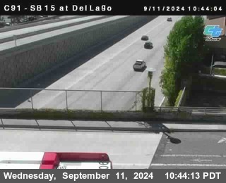 SB 15 at Del Lago bridge