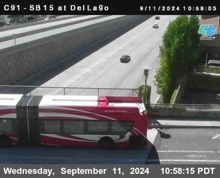 SB 15 at Del Lago bridge