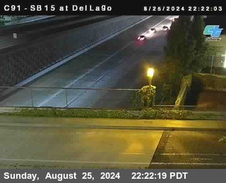 SB 15 at Del Lago bridge