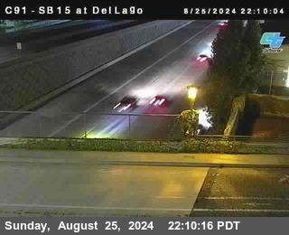 SB 15 at Del Lago bridge