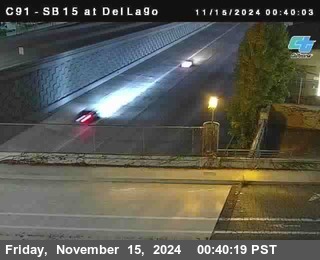 SB 15 at Del Lago bridge