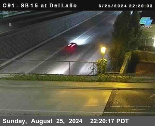 SB 15 at Del Lago bridge