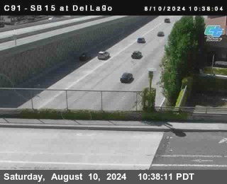 SB 15 at Del Lago bridge