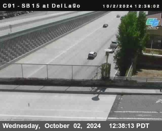 SB 15 at Del Lago bridge