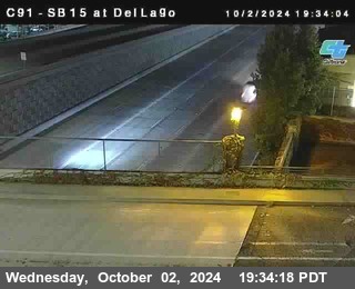 SB 15 at Del Lago bridge