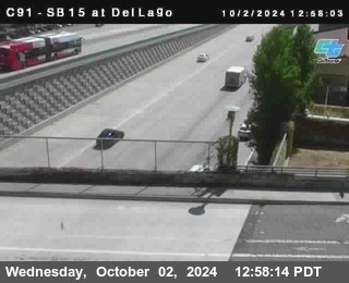 SB 15 at Del Lago bridge