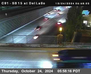 SB 15 at Del Lago bridge