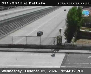 SB 15 at Del Lago bridge