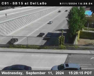 SB 15 at Del Lago bridge