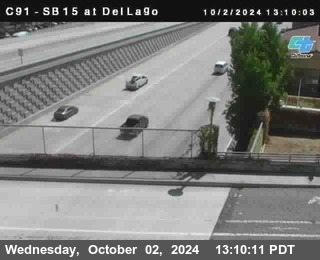 SB 15 at Del Lago bridge