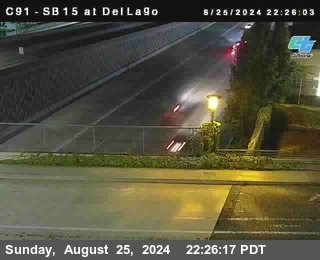 SB 15 at Del Lago bridge