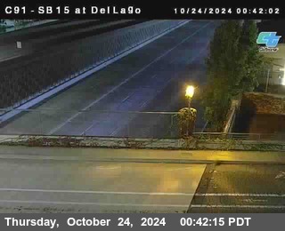 SB 15 at Del Lago bridge