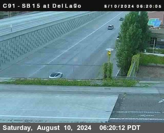 SB 15 at Del Lago bridge