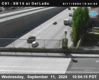 SB 15 at Del Lago bridge