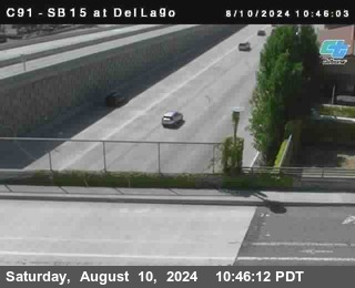 SB 15 at Del Lago bridge