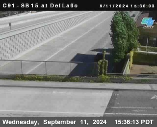 SB 15 at Del Lago bridge