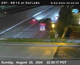 SB 15 at Del Lago bridge