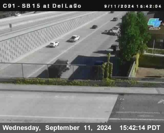 SB 15 at Del Lago bridge