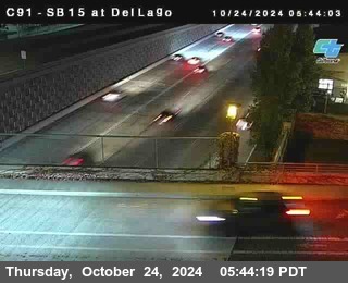 SB 15 at Del Lago bridge