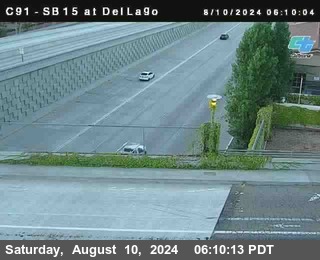 SB 15 at Del Lago bridge