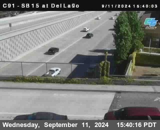 SB 15 at Del Lago bridge