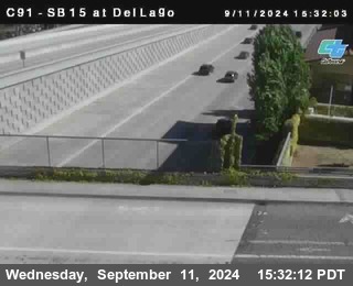 SB 15 at Del Lago bridge