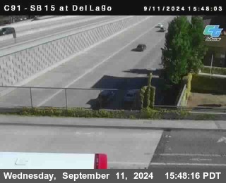 SB 15 at Del Lago bridge