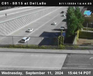 SB 15 at Del Lago bridge