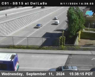 SB 15 at Del Lago bridge