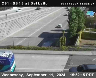 SB 15 at Del Lago bridge