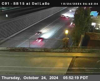 SB 15 at Del Lago bridge