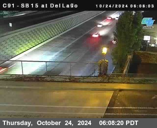 SB 15 at Del Lago bridge