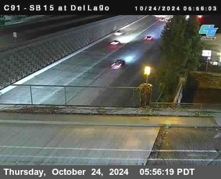 SB 15 at Del Lago bridge