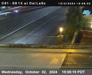 SB 15 at Del Lago bridge