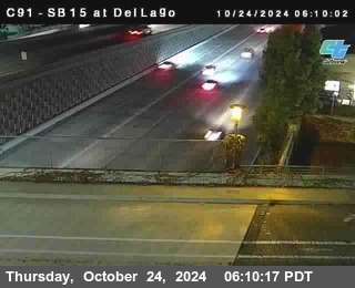 SB 15 at Del Lago bridge