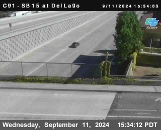 SB 15 at Del Lago bridge