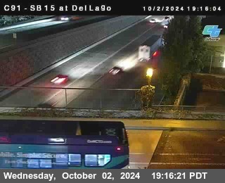 SB 15 at Del Lago bridge