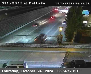 SB 15 at Del Lago bridge