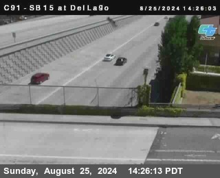 SB 15 at Del Lago bridge