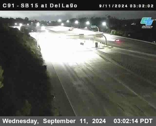 SB 15 at Del Lago bridge