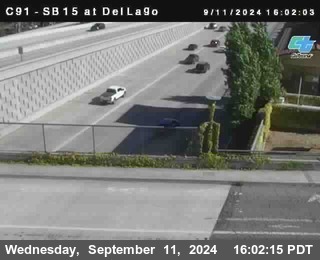 SB 15 at Del Lago bridge