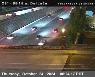 SB 15 at Del Lago bridge