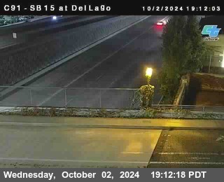 SB 15 at Del Lago bridge