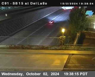 SB 15 at Del Lago bridge