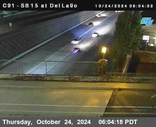 SB 15 at Del Lago bridge